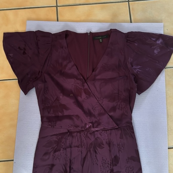 Silver Forest Purple Sheath Jumpsuit Wedding Guest 28 - Picture 6 of 14